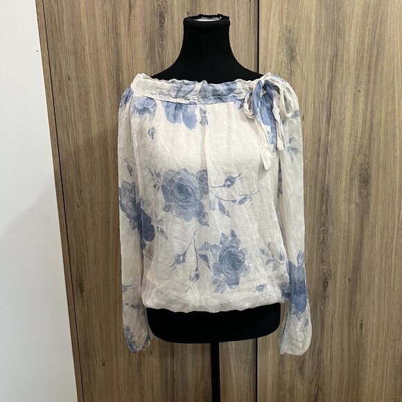 Giusy Floral Silk Blouse - Picture 3 of 10